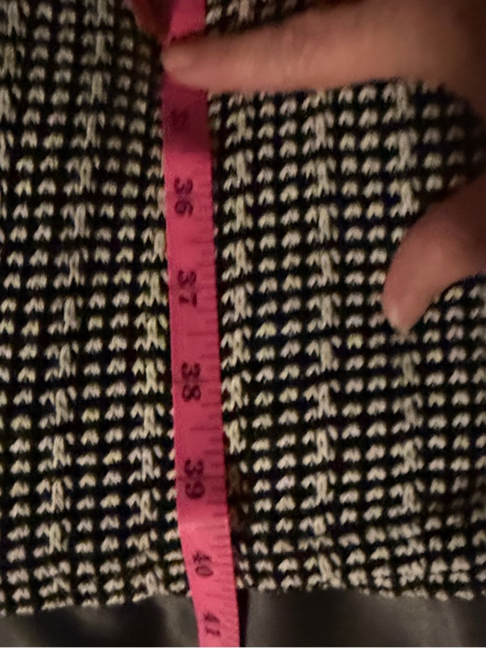 Off-Shoulder Black and White Knit Dress. (No tags~ fits XS/S - Picture 9 of 9